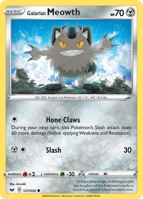 Galarian Meowth, Sword & Shield Base Set
