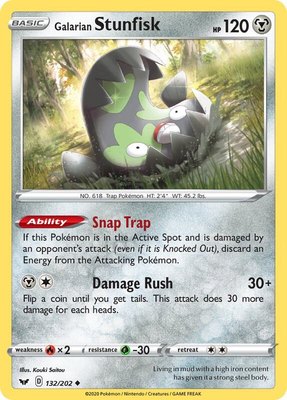 Galarian Stunfisk, Sword & Shield Base Set