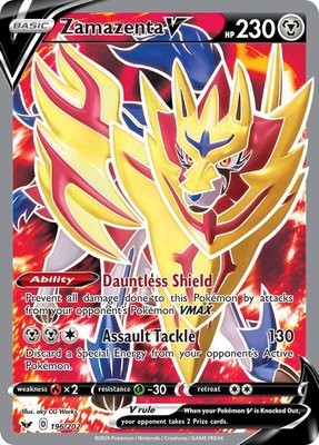Zamazenta V (Full Art), Sword & Shield Base Set