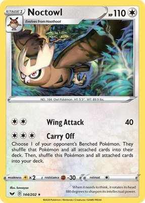 Noctowl, Sword & Shield Base Set