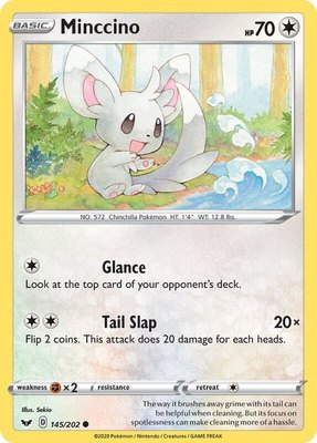 Minccino (145), Sword & Shield Base Set