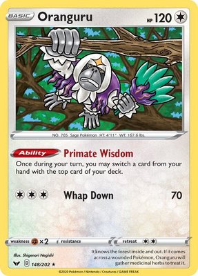 Oranguru, Sword & Shield Base Set