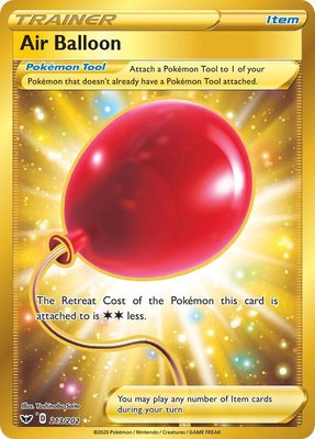 Air Balloon (Secret), Sword & Shield Base Set