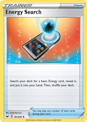 Energy Search, Sword & Shield Base Set
