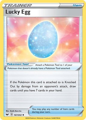 Lucky Egg, Sword & Shield Base Set
