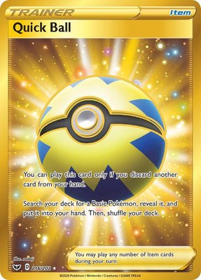 Quick Ball (Secret), Sword & Shield Base Set