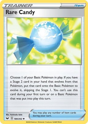 Rare Candy, Sword & Shield Base Set