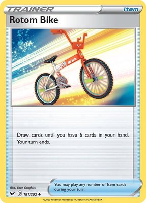 Rotom Bike, Sword & Shield Base Set