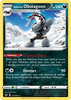 Galarian Obstagoon, Deck Exclusives