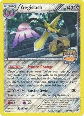 Aegislash (Regional Championships), League & Championship Cards