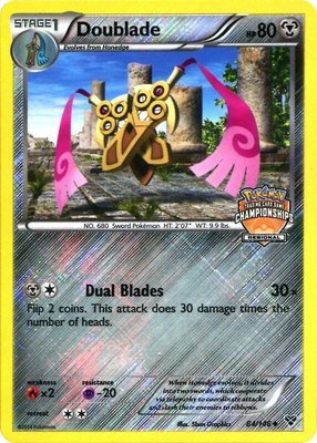 Doublade (Regional Championships), League & Championship Cards