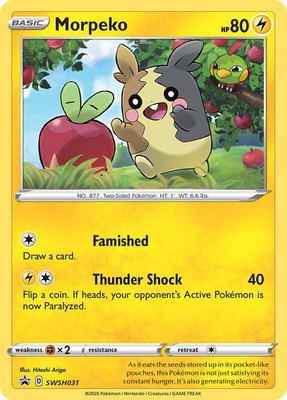 Morpeko, Sword & Shield Promo Cards