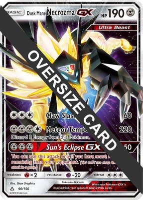 Dusk Mane Necrozma GX, Jumbo Cards