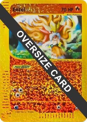 Entei (Box Topper), Jumbo Cards