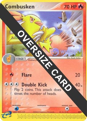 Combusken (Nintendo Black Star Promo), Jumbo Cards