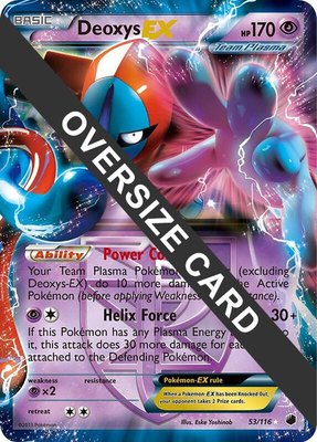 Deoxys EX (Plasma Freeze), Jumbo Cards