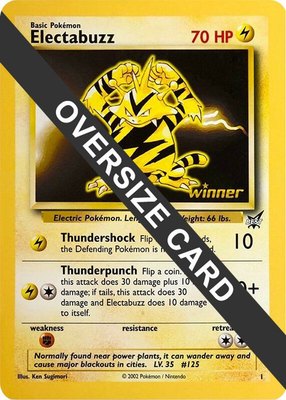Electabuzz (Best of Game 1 Promo), Jumbo Cards