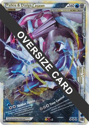 Palkia & Dialga Legends + 102/102 (Single Oversized Promo), Jumbo Cards