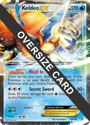Keldeo EX, Jumbo Cards