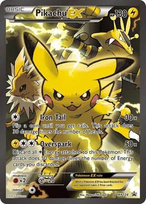 Pikachu EX XY124 from Jumbo Cards