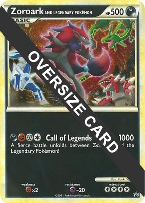 Zoroark and Legendary Pokemon (World of Illusions Promo), Jumbo Cards