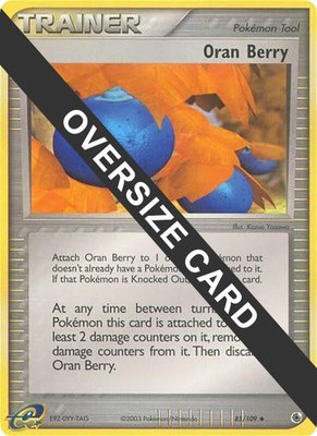 Oran Berry, Jumbo Cards