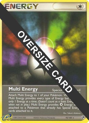 Multi Energy, Jumbo Cards
