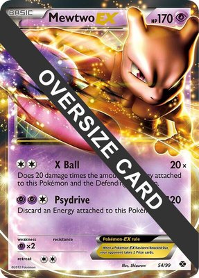 Mewtwo EX, Jumbo Cards