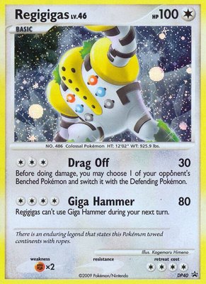 Regigigas, Jumbo Cards