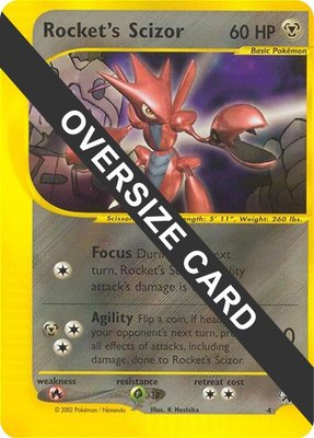Rocket's Scizor, Jumbo Cards