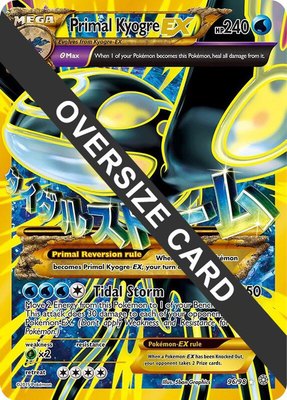 Primal Kyogre EX, Jumbo Cards