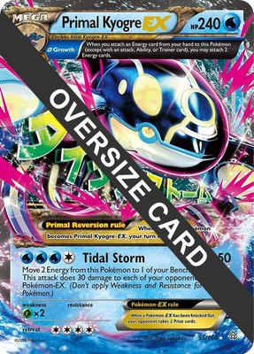 Primal Kyogre EX, Jumbo Cards