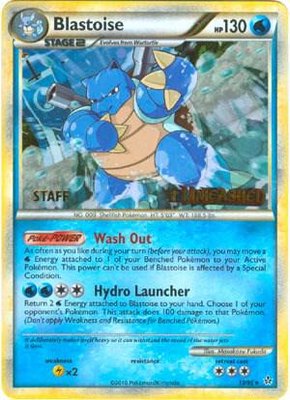 Blastoise (Prerelease) [Staff], HGSS Promos