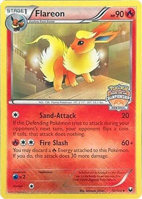 Flareon (Regional Championships), League & Championship Cards