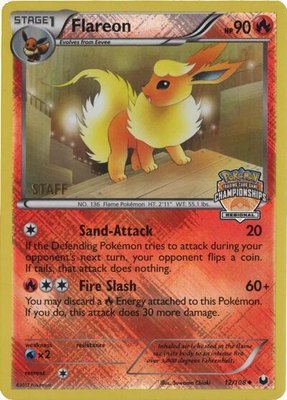 Flareon (Regional Championships) [Staff], League & Championship Cards