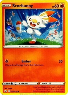 Scorbunny (Cosmos Holo), Blister Exclusives