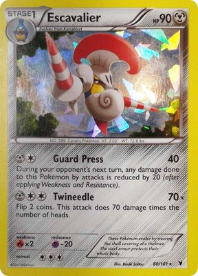 Escavalier (Cracked Ice Holo), Deck Exclusives