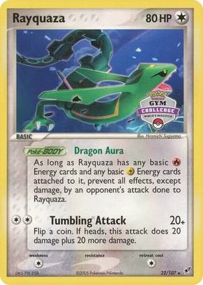 Rayquaza (2004-2005 Gym Challenge), League & Championship Cards