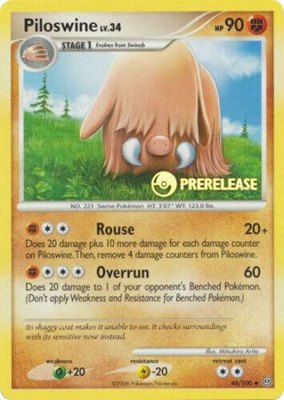 Piloswine (Prerelease), Nintendo Promos