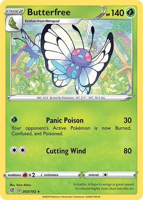 Butterfree, Rebel Clash