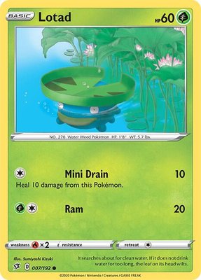 Lotad, Rebel Clash