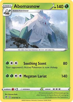Abomasnow, Rebel Clash
