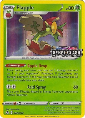 Flapple (Prerelease), Sword & Shield Promo Cards