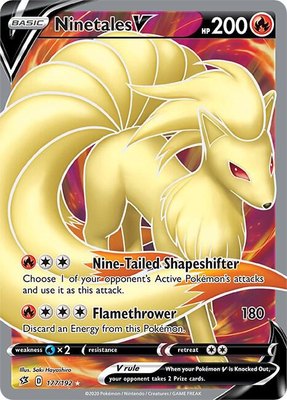 Ninetales V (Full Art), Rebel Clash