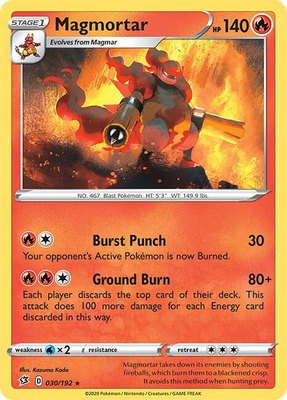 Magmortar, Rebel Clash