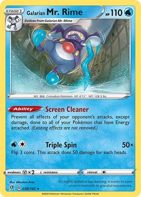 Galarian Mr. Rime, Rebel Clash