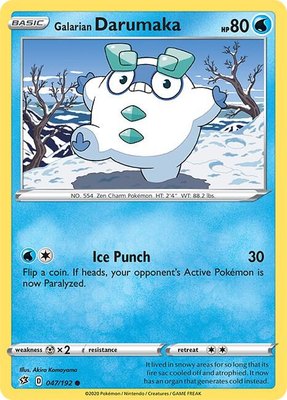 Galarian Darumaka, Rebel Clash