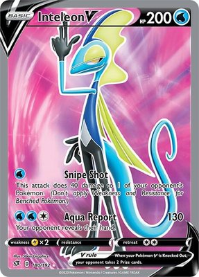Inteleon V (Full Art), Rebel Clash