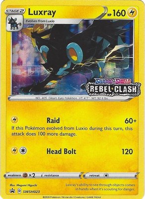 Luxray (Prerelease), Sword & Shield Promo Cards