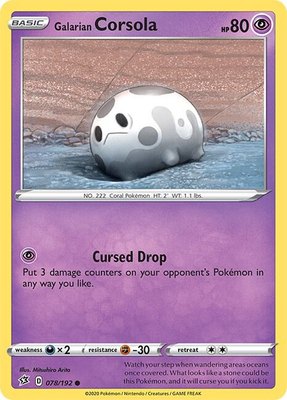 Galarian Corsola, Rebel Clash
